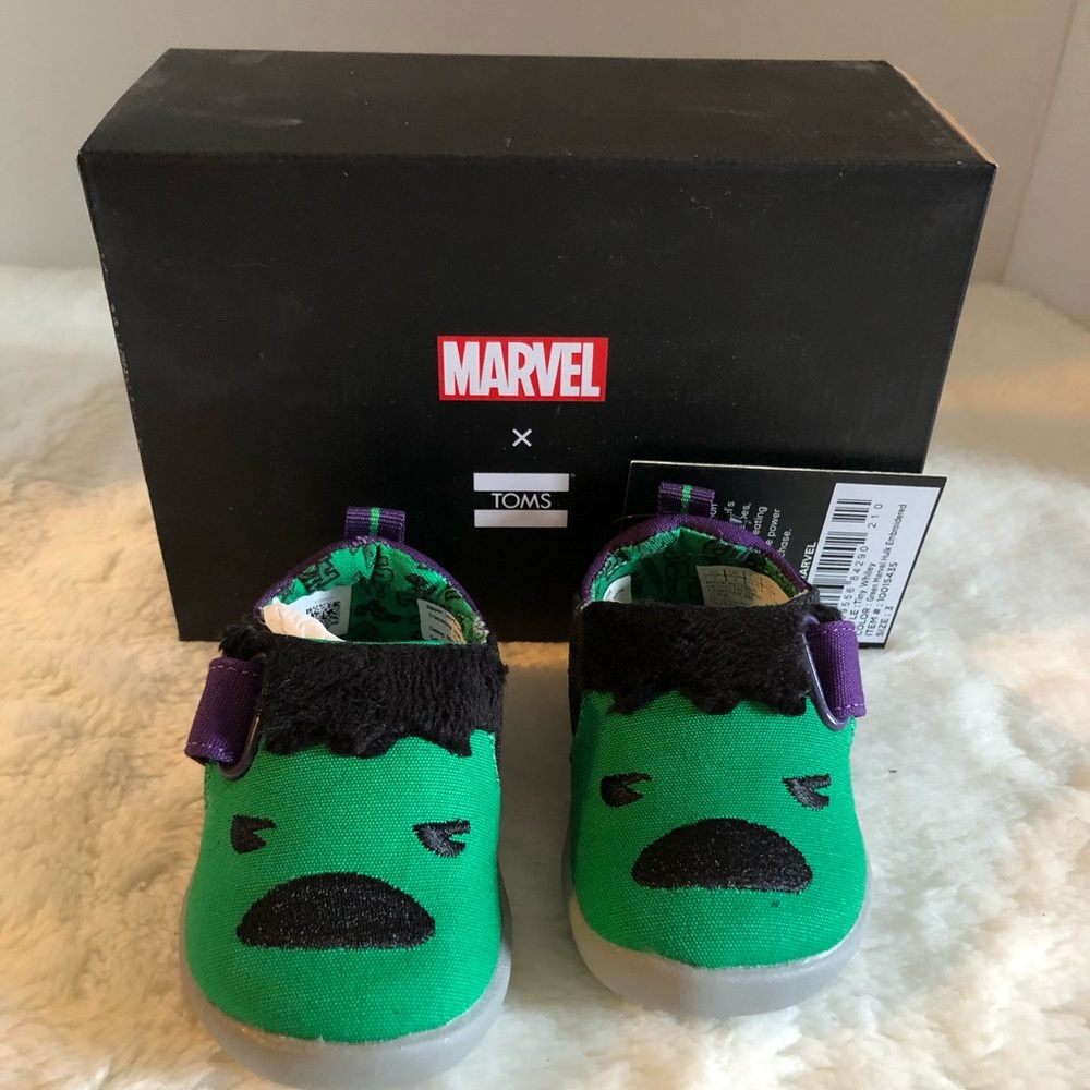 Toms Green Marvel Hulk